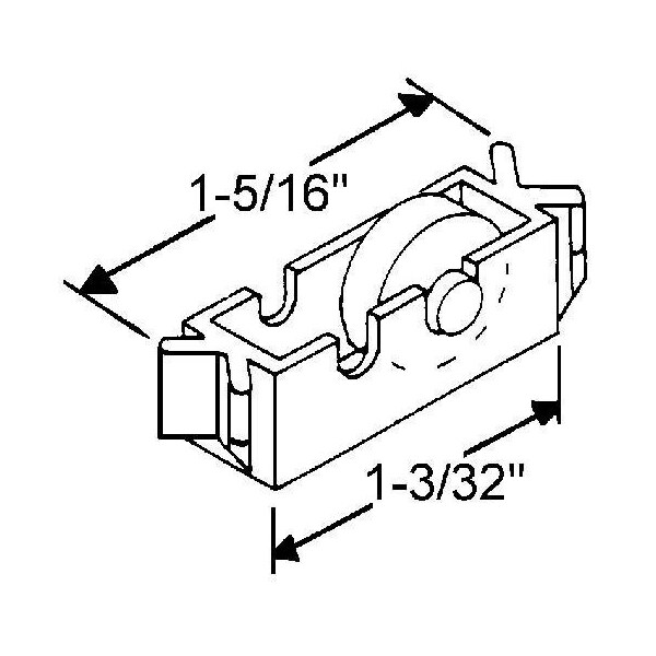 Strybuc SLIDING WINDOW ROLLER 900-10293 - main